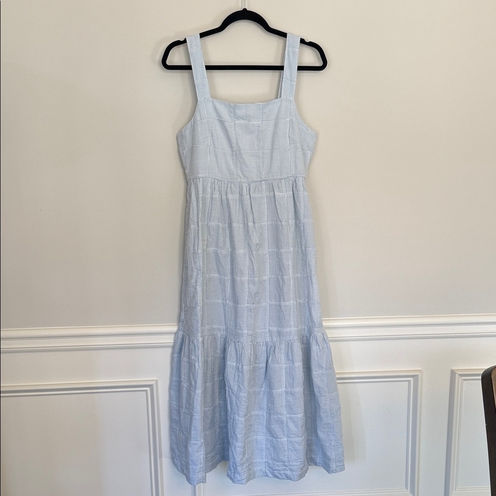 Madewell Light Blue Strappy Midi Dress